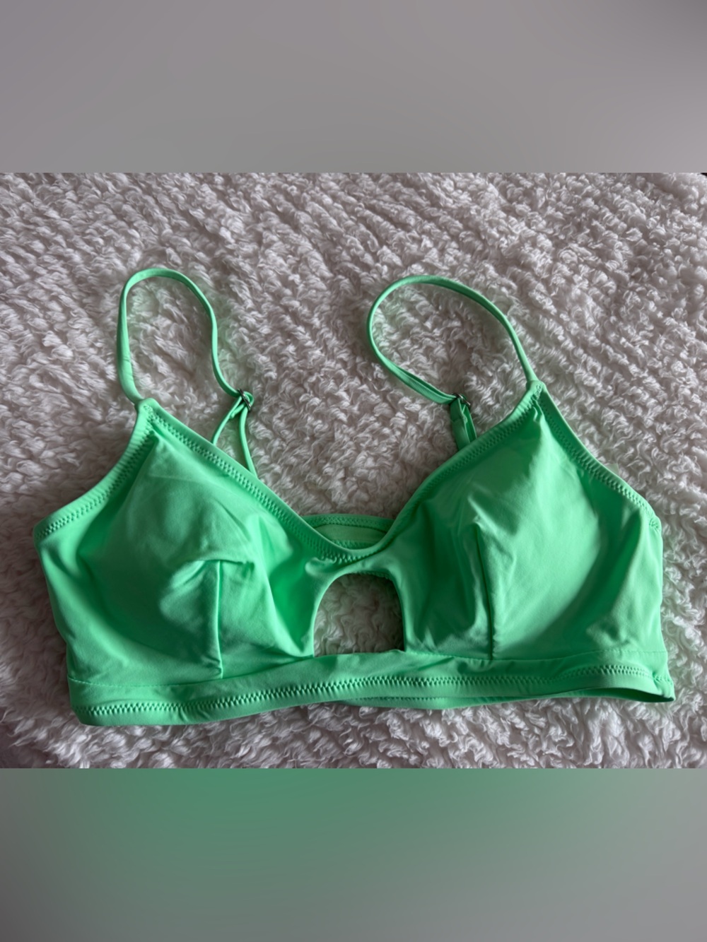 Neon Green Bikini Top